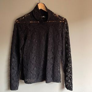 Nicole Miller, nicki, M, stretch lace with spaghetti strap under layer, EUC.